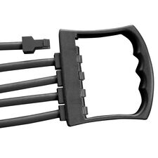 Extenseur de résistance en latex avec poignées | Noir