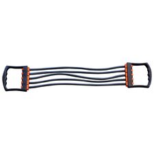 Latex resistance expander with handles | Black