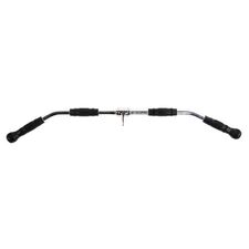 Large steel back pull up bar 90cm for pulley