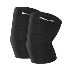 Nylon compression sleeves for elbow pain (set of 2) | S, Size: S, Colour: Schwarz
