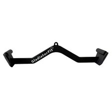 Long, ergonomic steel handle for pulley pulls GladiatorFit