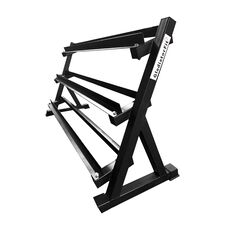 Steel storage rack for 12 pairs of dumbbells