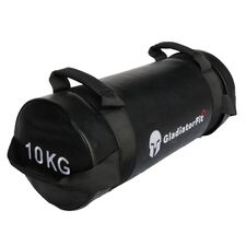 Sandbag" weighted body bag with handles | 10 KG, Colour: Schwarz, Additional Weight: 10 kg