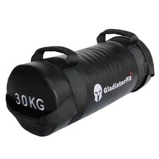 Sandbag" weighted body bag with handles | 30 KG, Colour: Schwarz, Additional Weight: 30 kg
