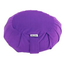 Zafu Zen meditation cushion in cotton Ø 35cm | Violett