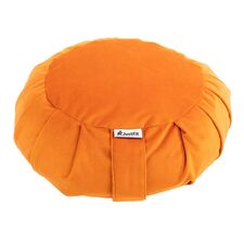 Zafu Zen meditation cushion in cotton Ø 35cm | Orange