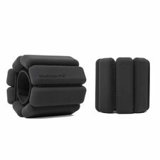 Silicone weighted ankle / wrist straps 2 x 0.5 kg | Black
