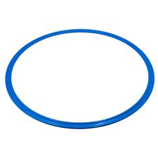Cerceau en plastique plat d'agilité en PVC Ø 40cm | Bleu, Couleur: Bleu