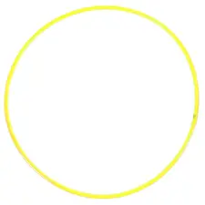 Round gymnastic hoop Ø 80cm | Gelb
