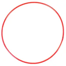 Round gymnastic hoop Ø 80cm | Rot