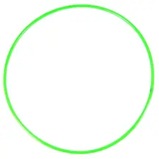 Round gymnastic hoop Ø 80cm | Grün