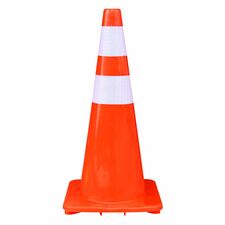 Cone of delimitation or marking in PVC | 34.5x34.5x70 CM