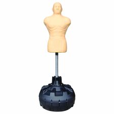 Silicone boxing training dummy with adjustable height