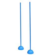 Posts with studs and milestones Ø 25mm | 2 Stakes Blau