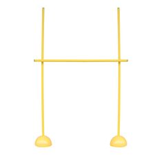 Posts with studs and milestones Ø 25mm | 3 Stakes Yellow