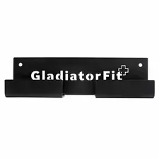 Steel wall rack for rowing machine or bench