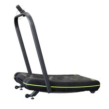 Treadmill in curved steel without motor
