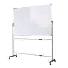 Magnetic whiteboard 100x150cm with wheels