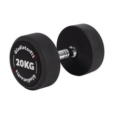 Round rubber dumbbell | 20 KG