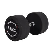 Round rubber dumbbell | 35 KG