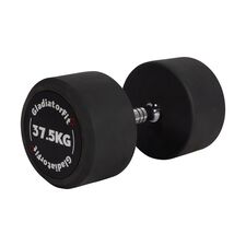 Round rubber dumbbell | 37.5 KG