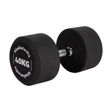 Round rubber dumbbell | 40 KG
