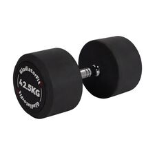 Round rubber dumbbell | 42.5 KG