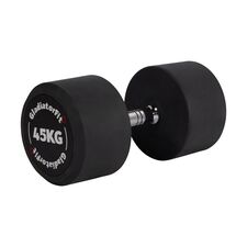 Round rubber dumbbell | 45 KG
