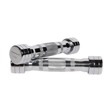 Round chrome dumbbells (set of 2) | 2 x 1 KG