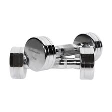 Round chrome dumbbells (set of 2) | 2 x 3 KG