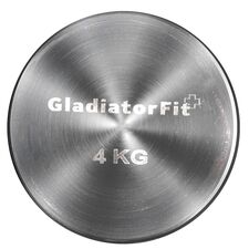 Round chrome dumbbells (set of 2) GladiatorFit | 2 x 4 KG