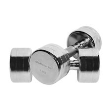 Haltères ronds en chrome (lot de 2) GladiatorFit | 2 x 7 KG
