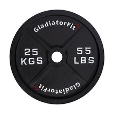 Black cast-iron Olympic disc Ø 51mm | 25 KG