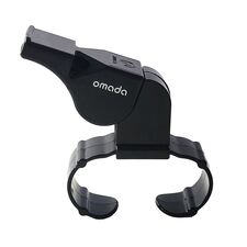 Referee whistle with finger ring