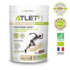 Proteine Whey Cocoa Organic 450g Atlet