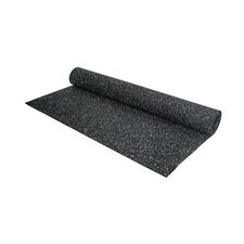 Sol caoutchouc en rouleau "Sportsflooring Rolls Five" 10x1.25m Stockz | Gris 1000x125x0.6 CM