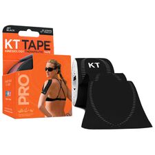 Pro tape precut" 25x5 cm KT Tape (set of 20) | Black