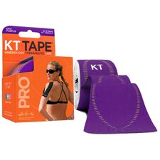 Tape "Pro tape precut" 25x5 cm KT Tape (Satz von 20) | Violett