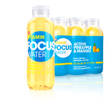 Active" vitamin water 500ml Focus Water (set of 12)