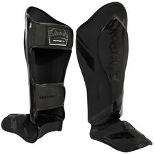 8 WEAPONS Shin Guards - Shift black-matt L, Size: L, Colour: Schwarz