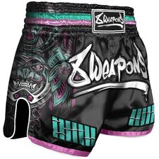 Shorts de Muay Thaï - Samurai 2.0 cyber, Taille: 2XL, Couleur: Noir