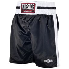 RSPST BK.WHXL-Ringside Pro Boxing Trunks