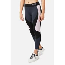 Color-Blocking Leggings, Size: M, Colour: Schwarz