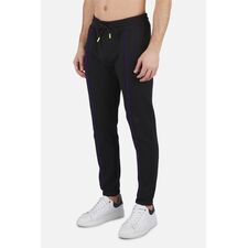 Long Sweatpants W/ Piping, Size: M, Colour: Schwarz