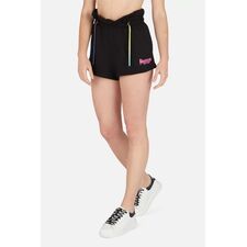 Short Sweatpants W/ Coulisse, Size: XS, Colour: Schwarz