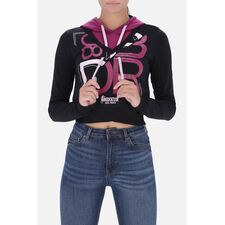 Hoodie And V Neck Sweatshirt, Size: L, Colour: Schwarz