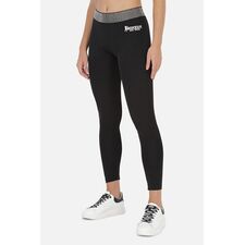 Leggings With Crystals, Size: XL, Colour: Schwarz