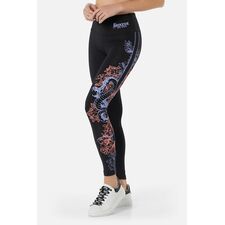 Printed Leggings, Size: M, Colour: Schwarz