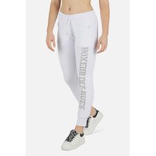 Basic Long Logo Sweatpants, Size: L, Colour: Weiss