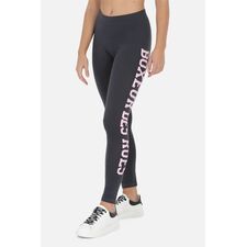 Basic Leggings With Front Logo, Size: L, Colour: Anthracite